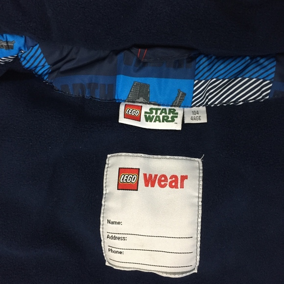 LEGO STAR WARS BOYS PUFFER JACKETS SIZE 4 - Picture 4 of 5